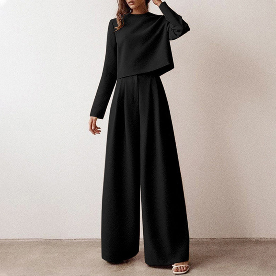 KAMIYAH - Elegante zomerse tweedelige palazzo set
