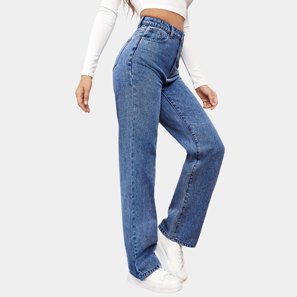 Casual baggy jeans voor dames - Perfect voor de zomer